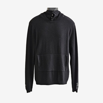 Chrome Hearts Tiny Charm Patch Polo Knit Black C0101C007 162850874 [P]