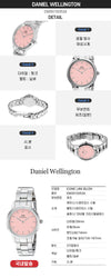 DANIEL WELLINGTON ICONIC LINK BLUSH Damen Metall Quarz 28mm 80189305 [P]