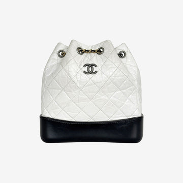 CHANEL Gabrielle Small Backpack White A94485 162888308 [P]