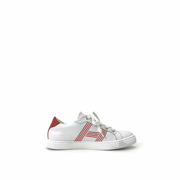 Hermes Advantage Avantgarde Sneakers White Orange 36 159082119 [P]