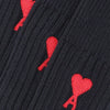 AMI Heart A Logo Socks 3PACK Black USC606 379 48875129 [P]