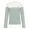 AMI Herzlogo Streifen T-Shirt 103 45117357 [P]