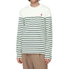 AMI Herzlogo Streifen T-Shirt 103 45117357 [P]