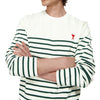 AMI Herzlogo Streifen T-Shirt 103 45117357 [P]