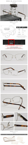 VALENTINO V2124 721 Brille Rahmen klassisch aus Metall 67630765 [P]