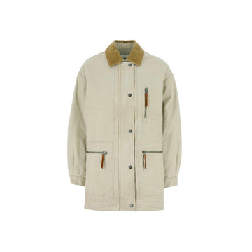 Isabel Marant 25SS KIMELIA Canvas Jacket Ecru VE0448FA C1G01E 23EC 150468453