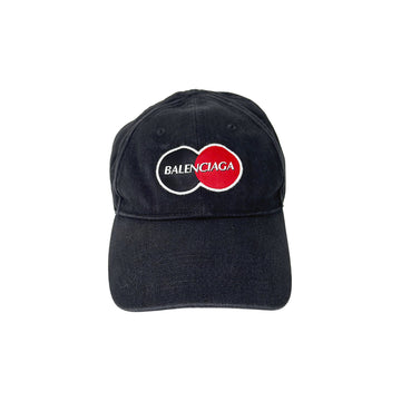 Balenciaga Union Embroidered Logo Cap Black 617138 162161585 [P]