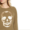 Zadig & Voltaire Upper Skull Gold Sweatshirt KHAKI 45118554 [P]