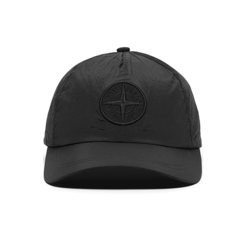 STONE ISLAND Logo bestickte Nylon-Cap Schwarz L2S15 9100011 S0076 V0029 159724524 [P]
