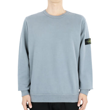 STONE ISLAND ストーン メンズ ワッペン パッチ クルーネック スウェット (ブルーグレー) 811562420 V0066 115730879